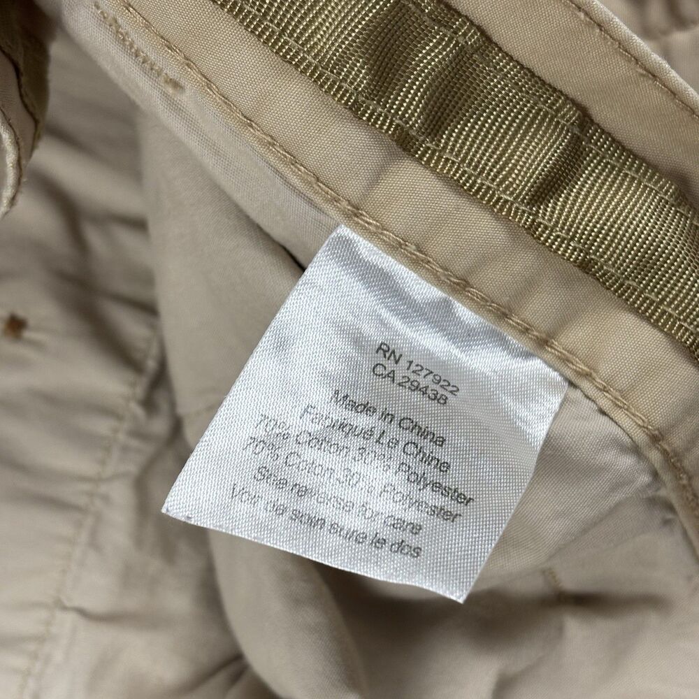 Mountain Khakis Relaxed Fit Shorts Mens 42x10 Tan Cotton Flat Front Outdoor - Picture 5 of 7